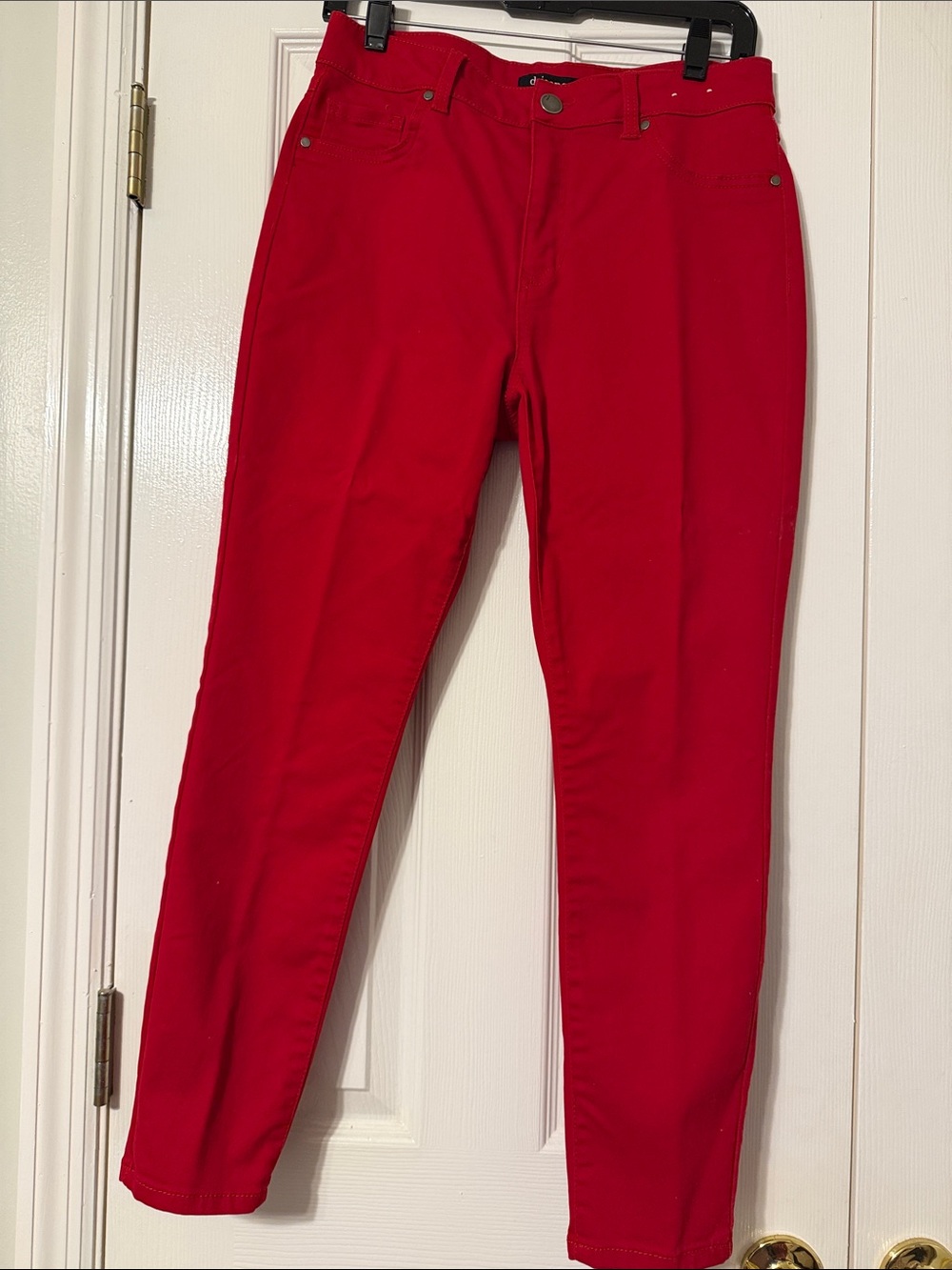 d. jeans Bold Red Skinny Jeans